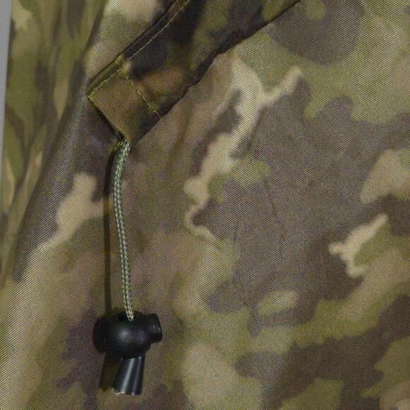 Soviet Plash Palatka Rain Poncho Woodland Camo Tent Coat Nylon Made in Russia - Picture 10 of 12